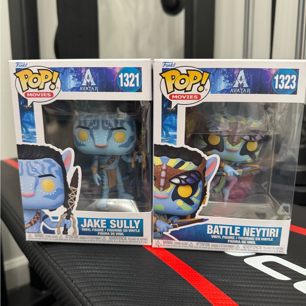 Funko Jake Sully & Battle Neytiri Blue and Yellow Duo